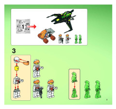 LEGO 7645 instructions page 3 – build guide