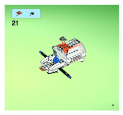LEGO 7645 instructions page 43 – build guide