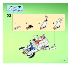 LEGO 7645 instructions page 45 – build guide