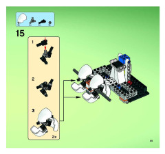LEGO 7645 instructions page 69 – build guide
