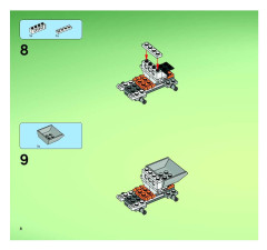 LEGO 7645 instructions page 8 – build guide