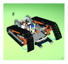 LEGO 7645 instructions page 49 – build guide