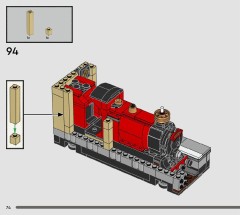 LEGO 76450 instructions page 74 – build guide