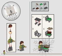 LEGO 76450 instructions page 2 – build guide