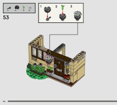 LEGO 76451 instructions page 54 – build guide