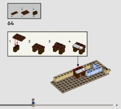 LEGO 76451 instructions page 61 – build guide
