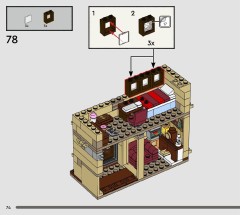LEGO 76451 instructions page 74 – build guide