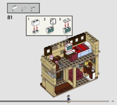 LEGO 76451 instructions page 77 – build guide