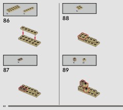 LEGO 76451 instructions page 82 – build guide