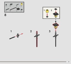 LEGO 76451 instructions page 9 – build guide