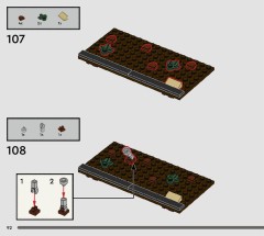 LEGO 76451 instructions page 92 – build guide