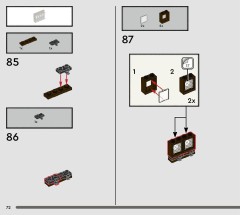 LEGO 76451 instructions page 72 – build guide