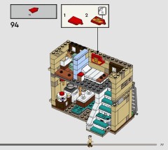 LEGO 76451 instructions page 77 – build guide