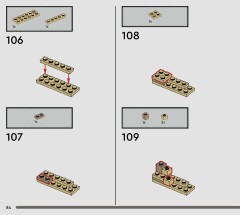 LEGO 76451 instructions page 84 – build guide