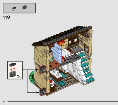 LEGO 76451 instructions page 92 – build guide
