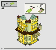 LEGO 76452 instructions page 72 – build guide