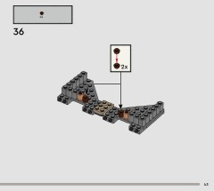 LEGO 76452 instructions page 43 – build guide