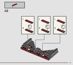 LEGO 76452 instructions page 47 – build guide