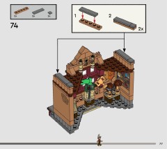 LEGO 76452 instructions page 77 – build guide