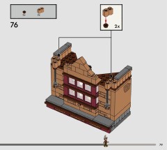 LEGO 76452 instructions page 79 – build guide