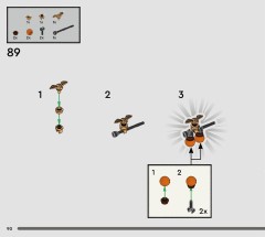 LEGO 76452 instructions page 90 – build guide