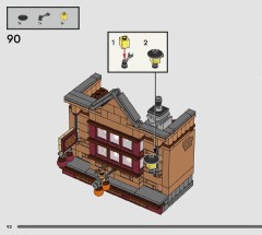 LEGO 76452 instructions page 92 – build guide