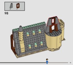 LEGO 76454 instructions page 73 – build guide