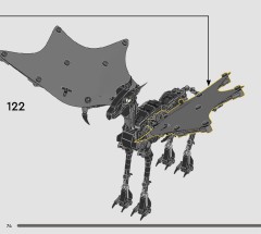 LEGO 76458 instructions page 74 – build guide