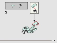 LEGO 76459 instructions page 9 – build guide