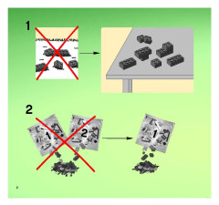LEGO 7646 instructions page 2 – build guide