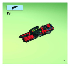 LEGO 7646 instructions page 43 – build guide