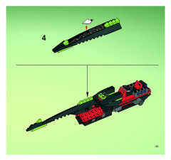 LEGO 7646 instructions page 45 – build guide
