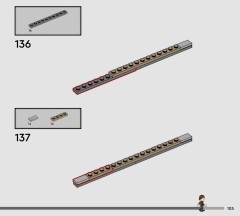 LEGO 76463 instructions page 105 – build guide