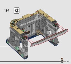 LEGO 76463 instructions page 107 – build guide