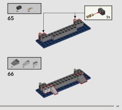LEGO 76463 instructions page 43 – build guide