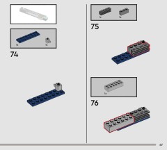 LEGO 76463 instructions page 47 – build guide