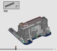 LEGO 76463 instructions page 71 – build guide