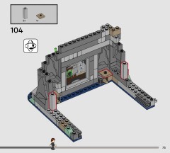 LEGO 76463 instructions page 73 – build guide