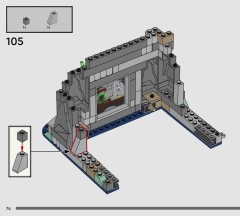 LEGO 76463 instructions page 74 – build guide
