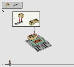 LEGO 76463 instructions page 8 – build guide