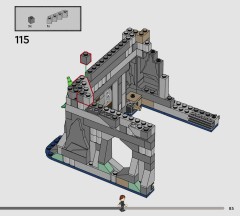 LEGO 76463 instructions page 85 – build guide