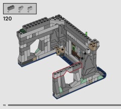 LEGO 76463 instructions page 90 – build guide