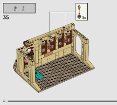 LEGO 76463 instructions page 34 – build guide