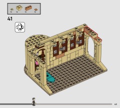LEGO 76463 instructions page 43 – build guide