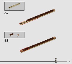 LEGO 76463 instructions page 61 – build guide