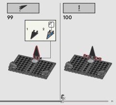 LEGO 76463 instructions page 71 – build guide