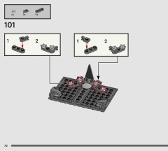 LEGO 76463 instructions page 72 – build guide