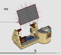 LEGO 76463 instructions page 73 – build guide