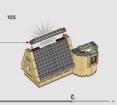 LEGO 76463 instructions page 75 – build guide
