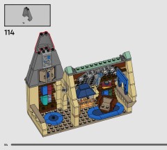 LEGO 76463 instructions page 84 – build guide